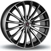 24h du mans Gp1 Black Polished 7.5x17 5/114.3 ET40 N67.1