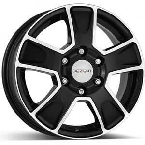 Dezent Vandark Black Polished 6.5x16 5/114.3 ET50 N66.1