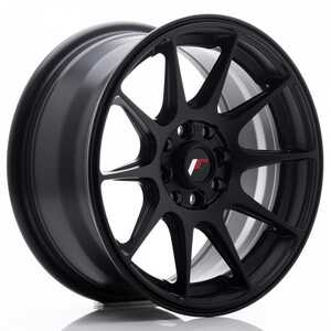 Japan racing Jr11 Satin Black 8x16 4/100 ET25 N67.1