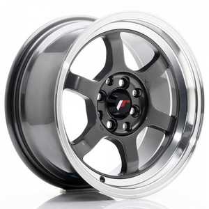 Japan racing Jr12 Gun Metal Machined Lip 9x18 5/114.3 ET25 N74.1