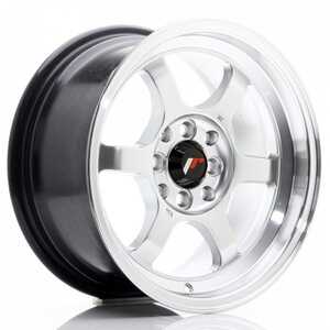 Japan racing Jr12 Hyper Silver 8.5x15 4/100 ET13 N73.1