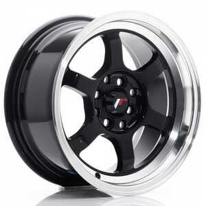 Japan racing Jr12 Shiny Black 10x18 5/114.3 ET0 N74.1