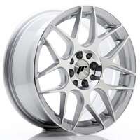 Japan racing Jr18 Silver Machined Face 8x17 4/100 ET25 N73.1