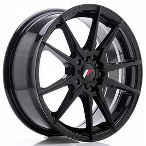 Japan racing Jr21 Shiny Black 8.5x18 5/100 ET40 N67.1