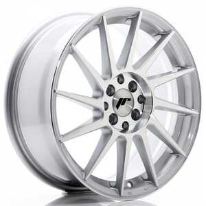 Japan racing Jr22 Silver Machined Face 8x17 4/100 ET35 N73.1