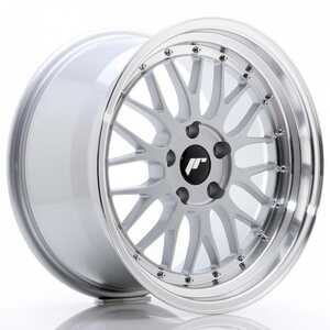 Japan racing Jr23 Hyper Silver Machined Lip 8x17 5/100 ET35 N57.1