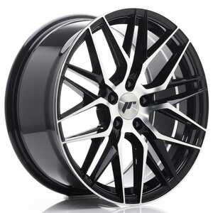 Japan racing Jr28 Gloss Black Machined Face 7x17 5/112 ET40 N66.6