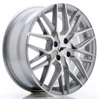 Japan racing Jr28 Silver Machined Face 7.5x18 4/100 ET40 N67.1