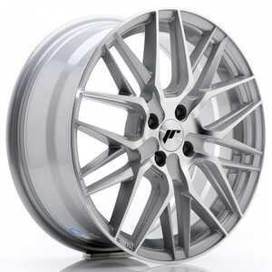 Japan racing Jr28 Silver Machined Face 9.5x18 5/120 ET35 N72.6