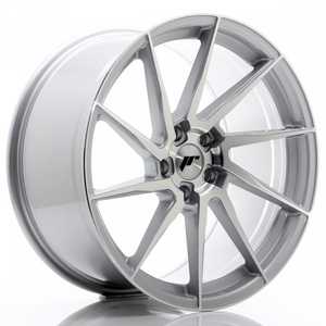 Japan racing Jr36 Silver Brushed Face 8x18 5/120 ET35 N72.6