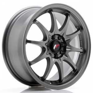 Japan racing Jr5 Gun Metal Machined Lip 7x15 4/100 ET35 N73.1