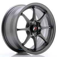 Japan racing Jr5 Matt Gun Metal 7.5x17 5/100 ET35 N73.1