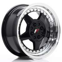 Japan racing Jr6 Gloss Black Machined Lip 8.5x18 5/114.3 ET22 N74.1