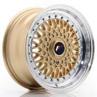 Japan racing Jr9 Gold Machined Lip 10x17 5/112 ET20 N74.1