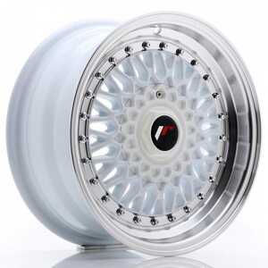 Japan racing Jr9 White Machined Lip 7x15 4/100 ET20 N74.1