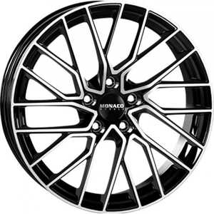 Monaco Gp11 Gloss Black  Polished 8x18 5/112 ET28 N66.5