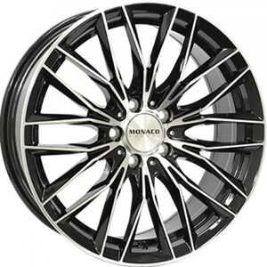 Monaco Gp2 Gloss Black Polished 8x18 5/100 ET37 N57.1