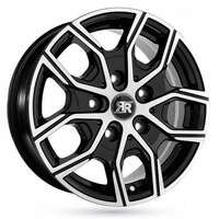 Racer Carver Shiny Black Machined Face 6.5x16 5/108 ET42 N65.1