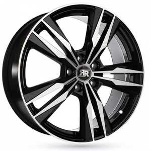 Racer Volt Shiny Black Machined Face 6.5x16 4/100 ET38 N67.1