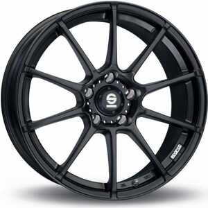 Sparco Assetto Gara Matt Black 7.5x18 4/108 ET38 N73.1